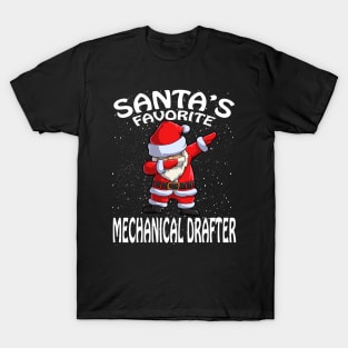 Santas Favorite Mechanical Drafter Christmas T-Shirt